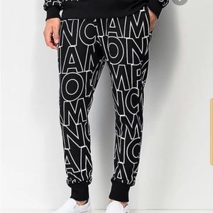 Champion | XL | large block text reverse weave jogger sweatpants